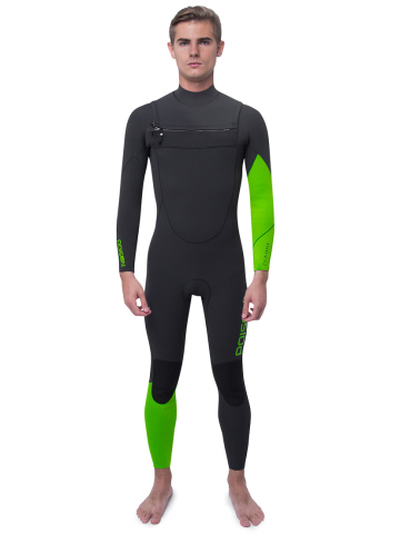 Гидрокостюм мужской POISON A-SCALE chest zip 3/2