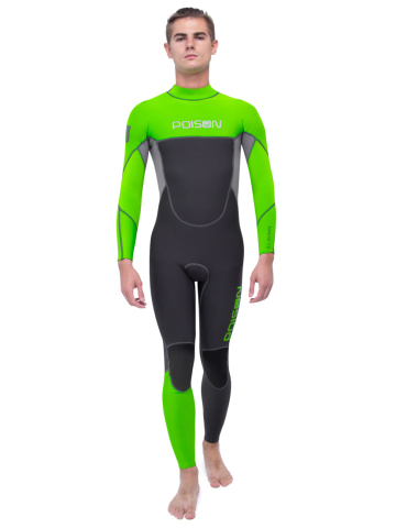 Гидрокостюм мужской POISON OUTRATE back zip 3/2 Acid