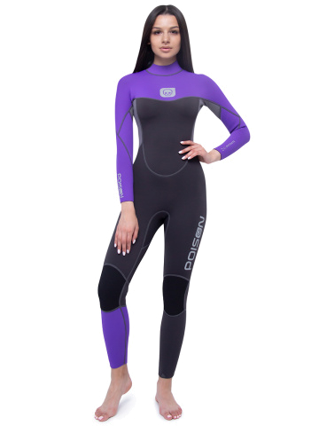 Гидрокостюм женский POISON OUTRATE back zip 3/2 Purple